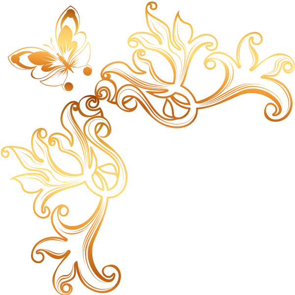 Красивые золотые узоры