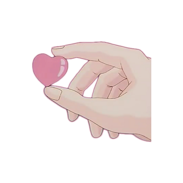 Сердечко руками аниме