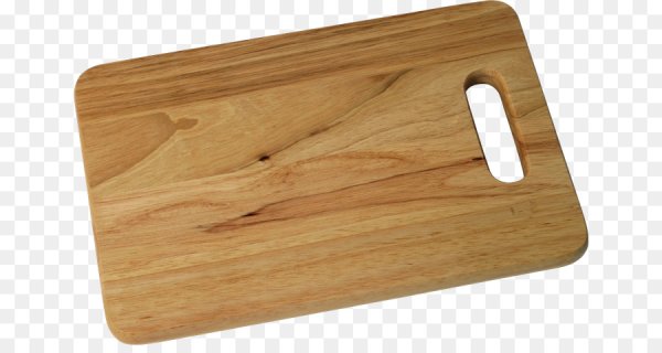 Кухонная доска на белом фоне деревянная
