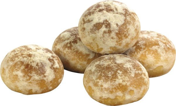 Пряник на белом фоне