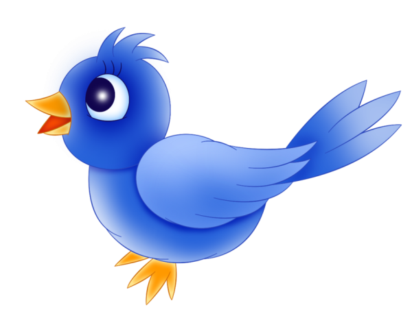 Птичка мультяшная