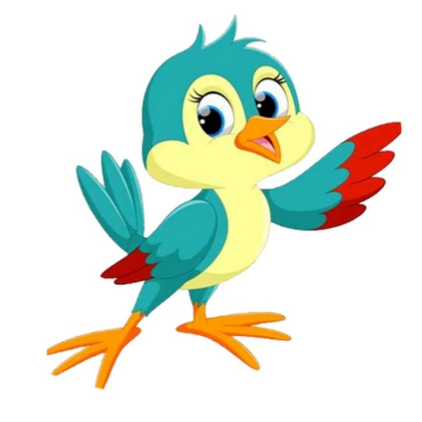 Птички мультяшные для детей