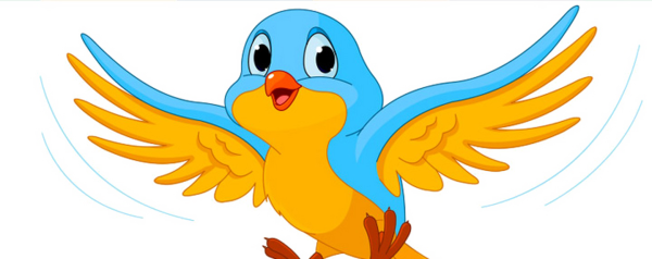 Птица мультяшный