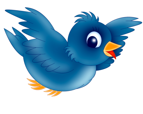 Птичка мультяшный