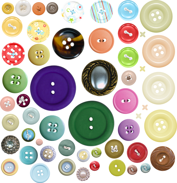 Пуговица без фона