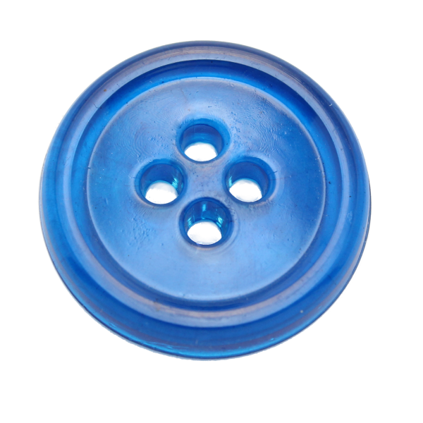 Пуговицы синие прозрачные