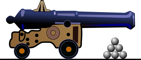 Пушка из мультфильма