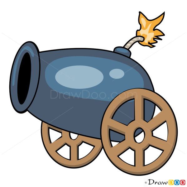 Пушка мультяшная