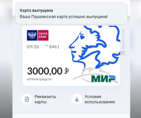 Пушкинская карта