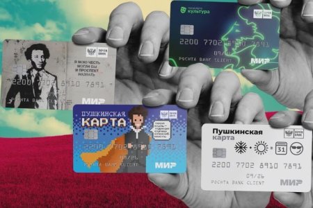 Пушкинская карта дизайн