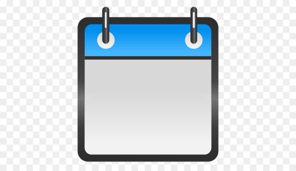 Лист календаря пустой