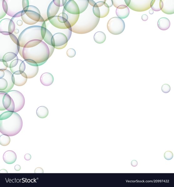 Рамка мыльные пузыри