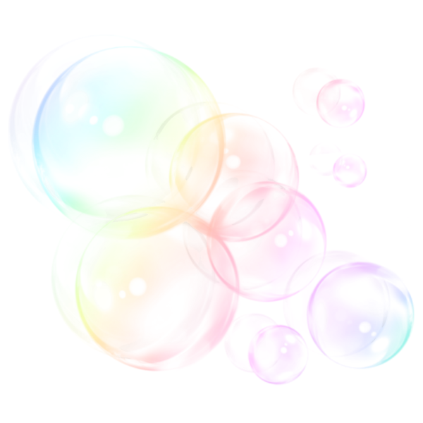 Пузырьки на белом фоне