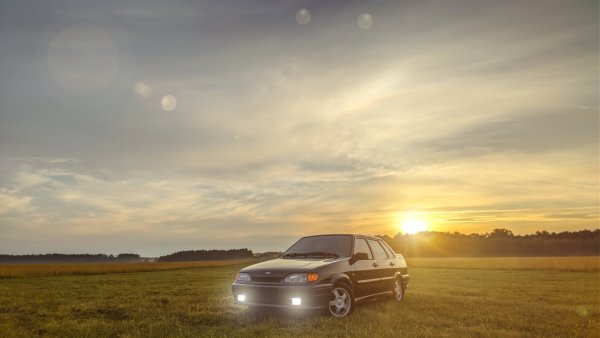 ВАЗ 2115 на закате