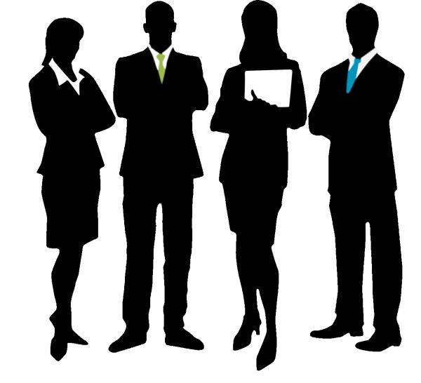 Силуэт бизнесмена