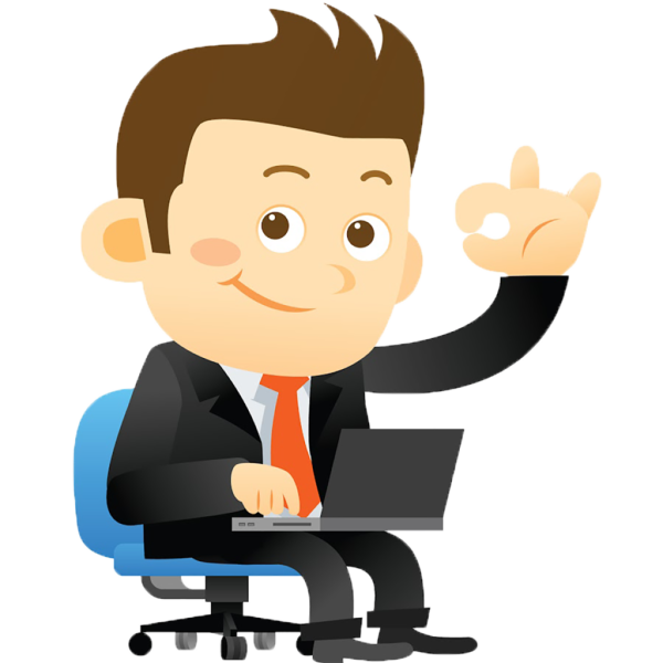 Менеджер мультяшный