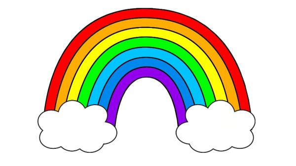 Радуга рисунок
