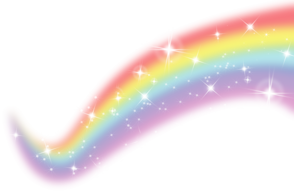 Радуга на белом фоне