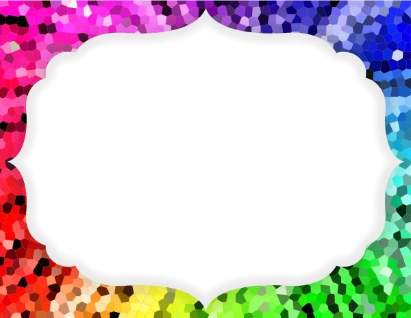 Цветные рамки для фотографий