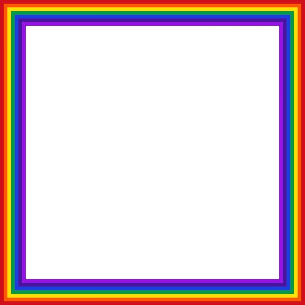 Рамка цветная тонкая