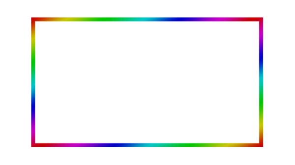 Рамка Радуга тонкая