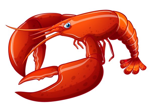 Лангуст мультяшный