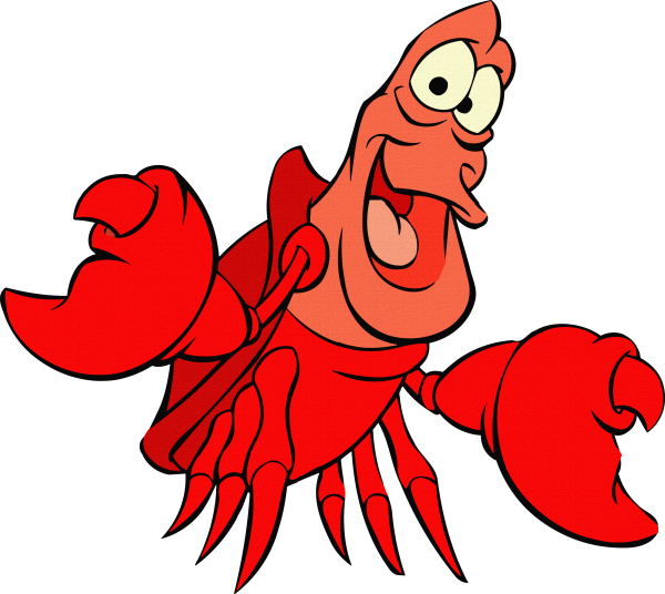 Ариэль и краб Себастьян