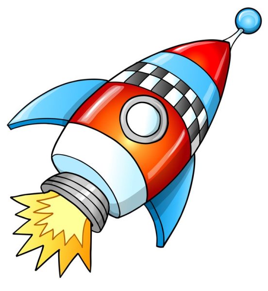 Картина ракета для детей