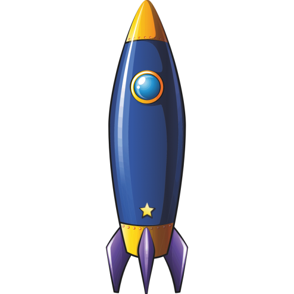 Ракета мультяшная