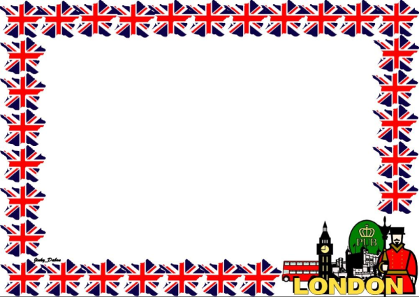 Рамки с английской тематикой