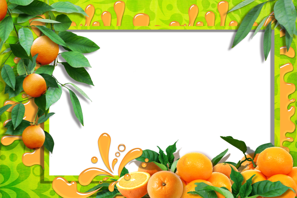 Рамка из фруктов