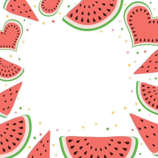Арбузная рамка