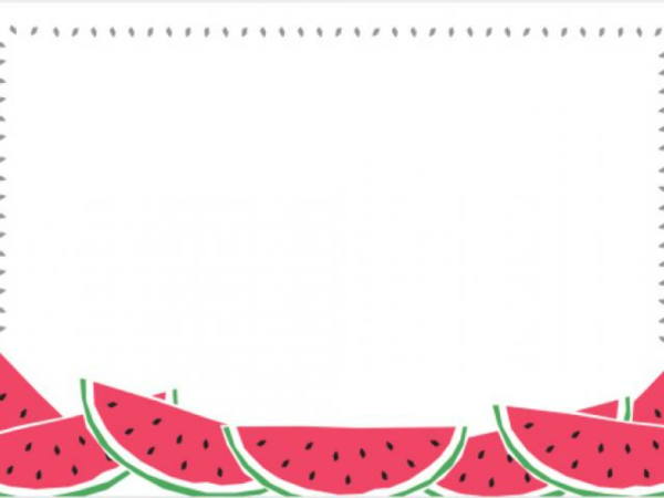 Фоторамка Арбуз