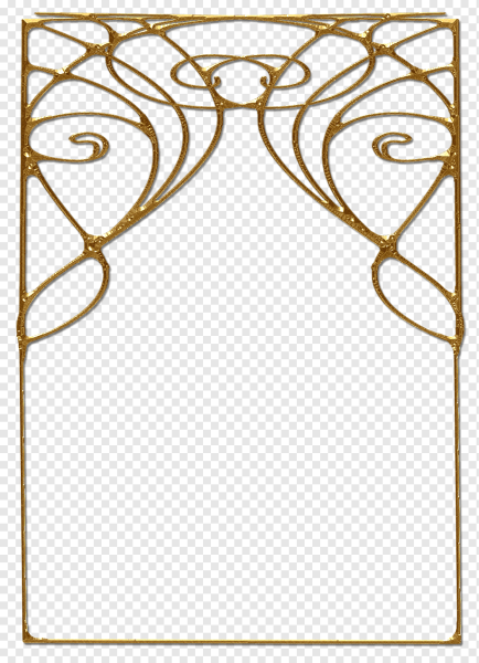 Рамки в стиле арт нуво