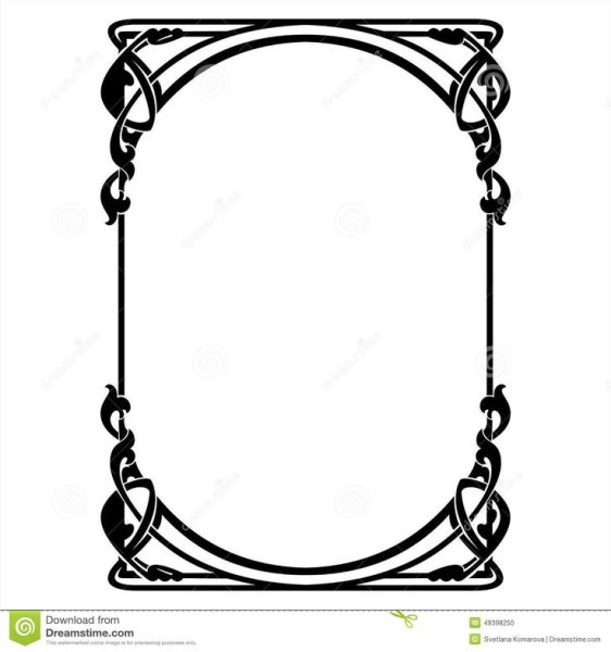 Векторные рамки в стиле Модерн