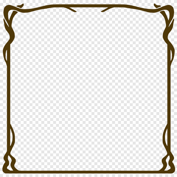 Рамка в стиле ар нуво