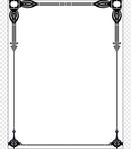 Тонкая рамка в стиле Модерн