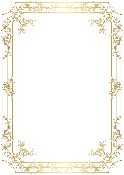 Рамка золото арт деко