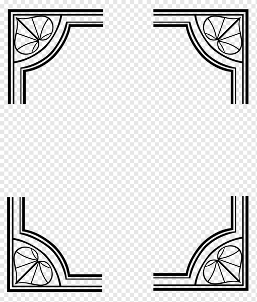 Угловой геометрический орнамент