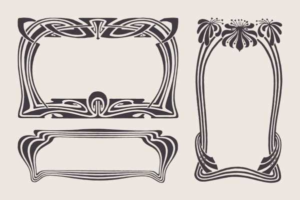 Рамочки в стиле Модерн