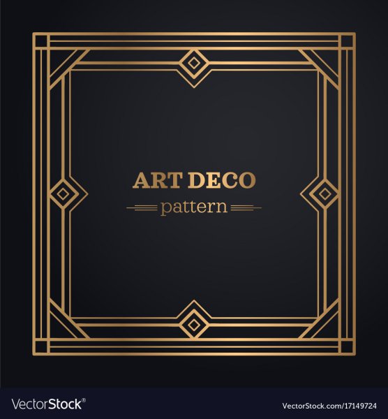 Рамки в стиле арт деко