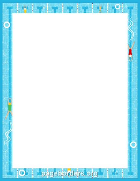 Рамки для грамот с элементами плавания