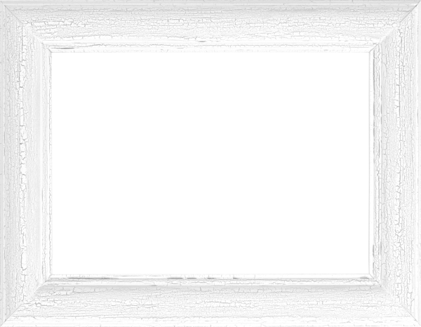Белая рамка на прозрачном фоне