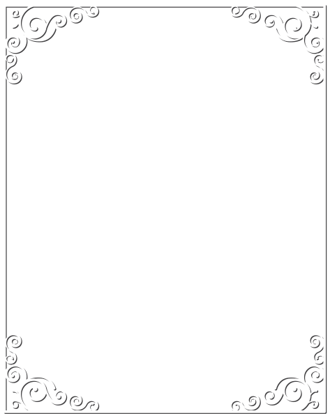 Белая рамка