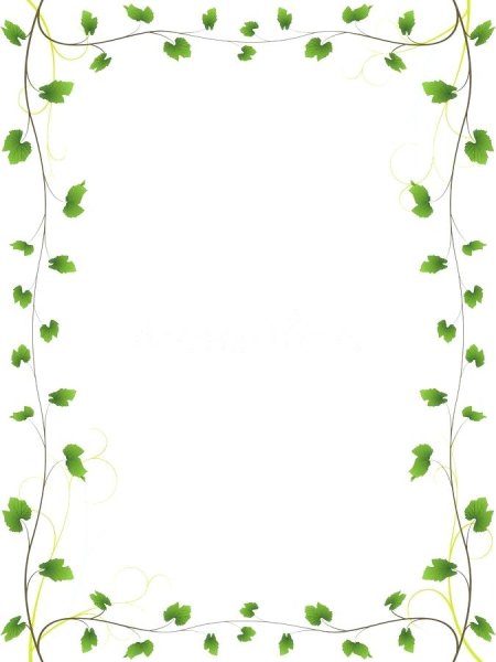 Рамка с березкой для текста