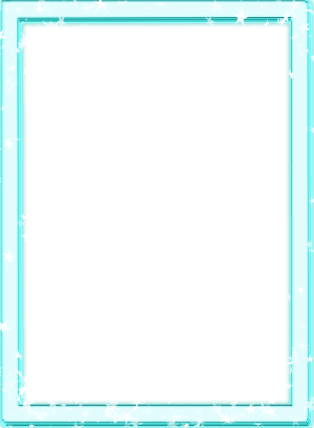 Тонкая голубая рамка