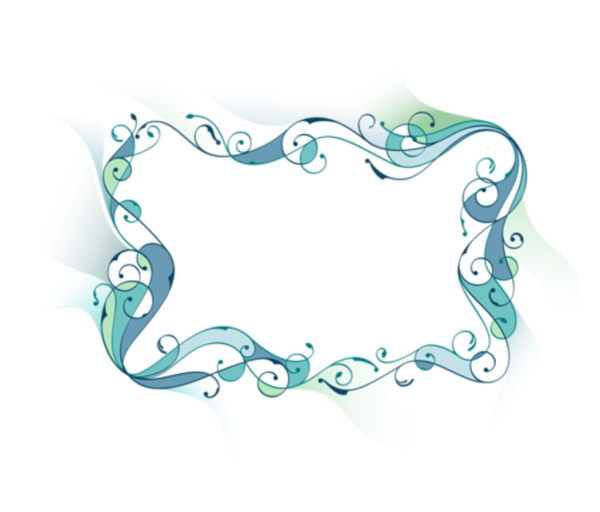 Рамка завитки