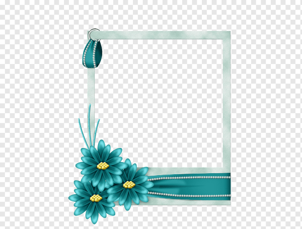 Бирюзовая рамка