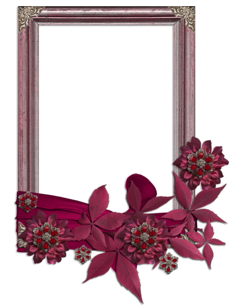 Бордовая рамка
