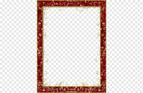 Бордовая рамка без фона
